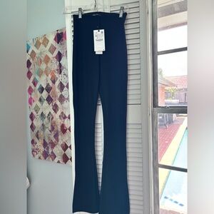 Zara Black Ribbed Leggings